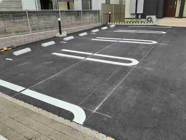 ピーチヴィラの駐車場
