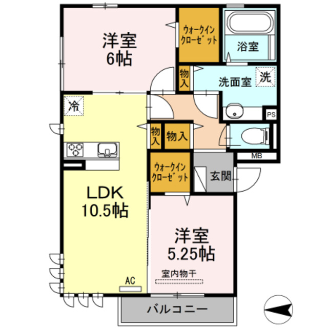 アルブルの間取り