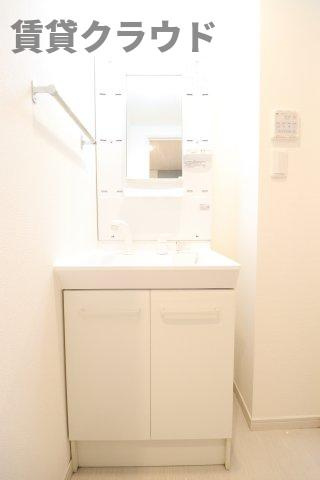 リブリ・ORKの洗面所|朝の準備に活躍する、洗髪洗面化粧台！