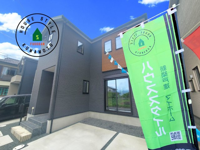 熊本市西区新土河原2丁目第1-3棟（2号棟）　の外観|デザイン性のある外観です。