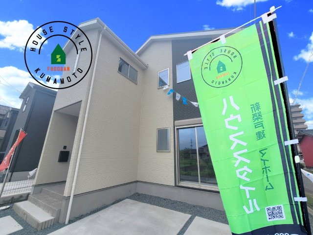 熊本市西区新土河原2丁目第1-3棟（3号棟）　の外観|デザイン性のある外観です。