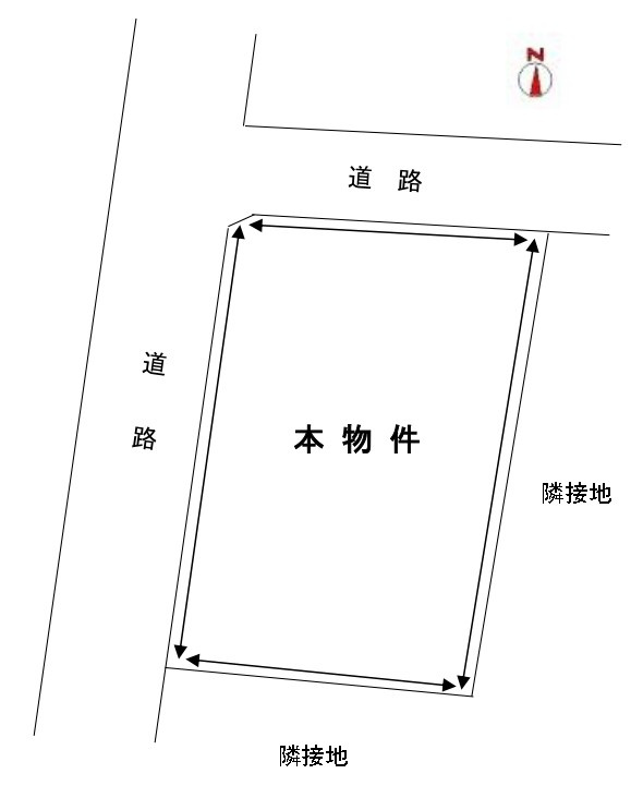 伏石町　土地の土地図