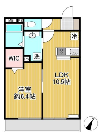 アルカンシェル北越谷の間取り