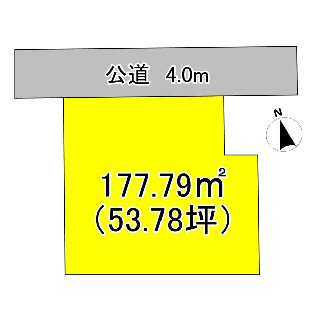 水戸市笠原町の売地の土地図|地形図等
