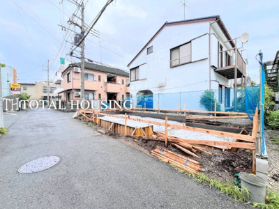 【前面道路含む現地写真】 | 立川市羽衣町1丁目　新築戸建　全1棟