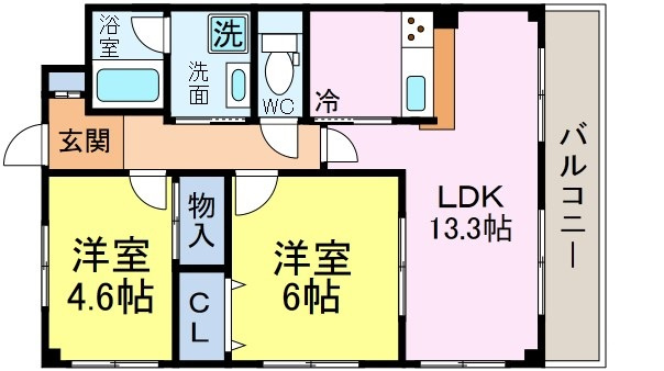 スターフラッツの間取り