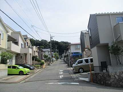 【前面道路含む現地写真】 | 広島市西区己斐東2丁目　中古一戸建て