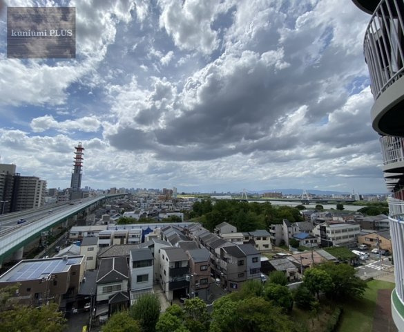 淀川パークハウス4号棟の展望