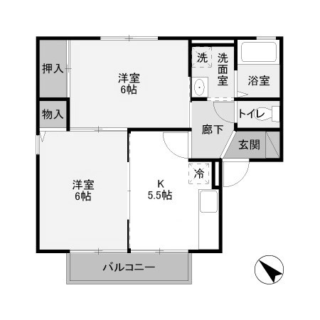 【間取り】 | メルべーユ・ミキ