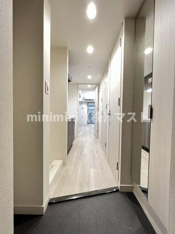 プレサンス大国町アドロッソの玄関