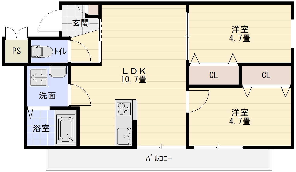 M・Celest柏原今町の間取り|M・Celest柏原今町（JR柏原駅）