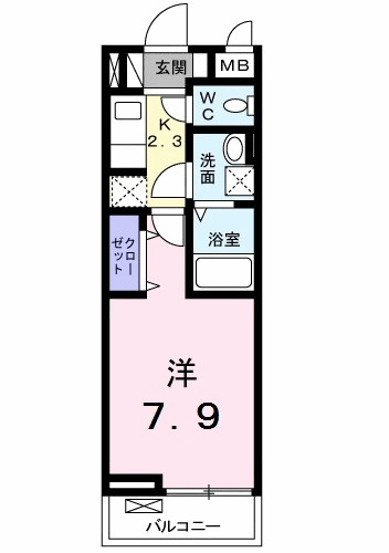 ｖｉｌｌａ　ｃｏｌｌｉｎａの間取り