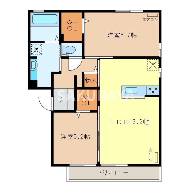 ブルートの間取り