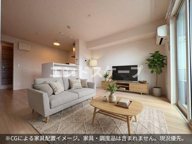 リヴェールマリーズ　Ｆの居間・リビング|高崎、前橋、伊勢崎エリアのお部屋探しはエンドスケープまで！お客様の理想お聞かせ下さい♪
