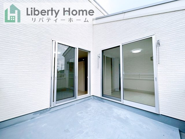 土浦市おおつ野7丁目　中古戸建のバルコニー