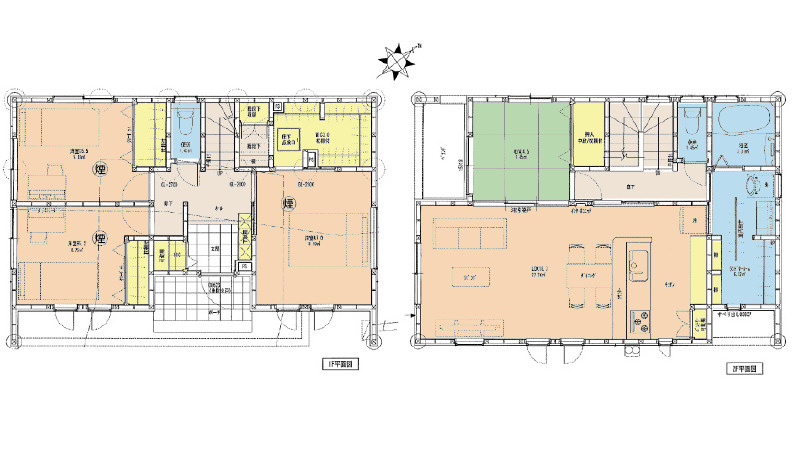 呉市宮原3丁目　新築一戸建ての間取り