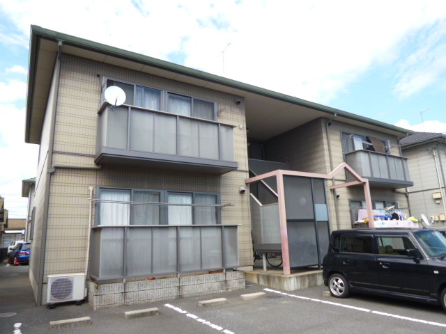 倉敷市神田３丁目のアパートの外観