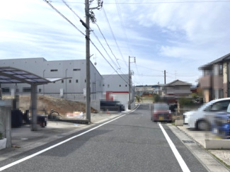 【前面道路含む現地写真】