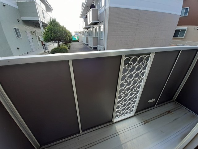 ピースフルさわＢのバルコニー|バルコニー