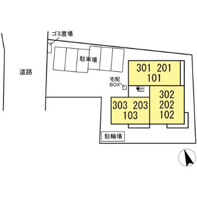 【駐車場】 | トリシアYH Ⅱ