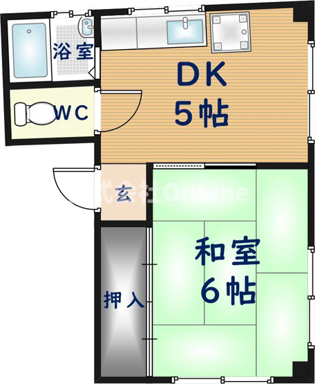 【間取り】 | 坂下マンション