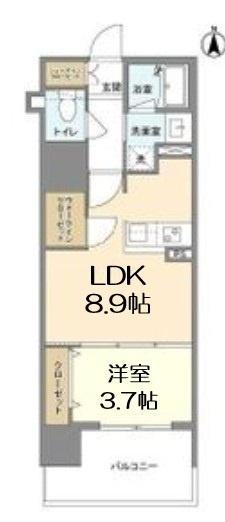 【間取り】 | RJRプレシア南堀江
