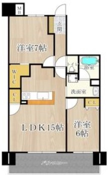 【間取り】 | CITY SPIRE難波 グレイス