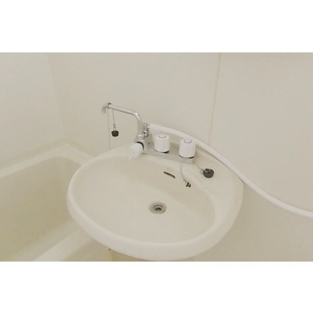 エースハイツの洗面所|浴室と一緒