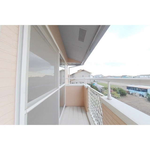 エースハイツのバルコニー