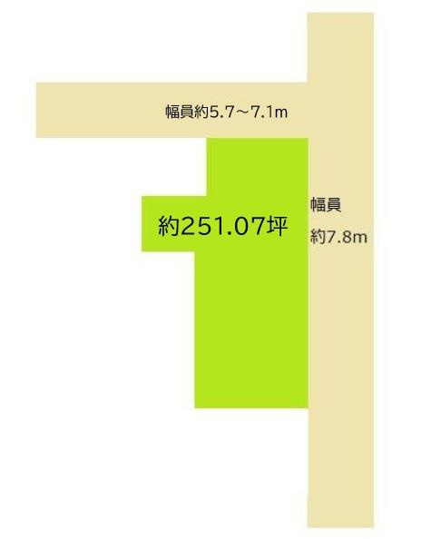 和歌山市井戸　土地の土地図