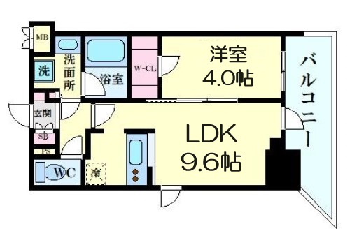 【間取り】 | クレストコート靱公園　ＴＨＥ　ＣＬＡＳＳ
