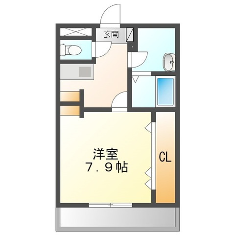 アロウル大元駅前の間取り