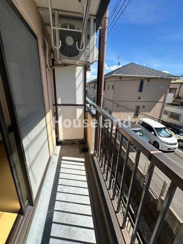 コスモハイツのバルコニー