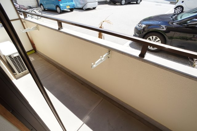 エルフォンテ宝塚南口のバルコニー