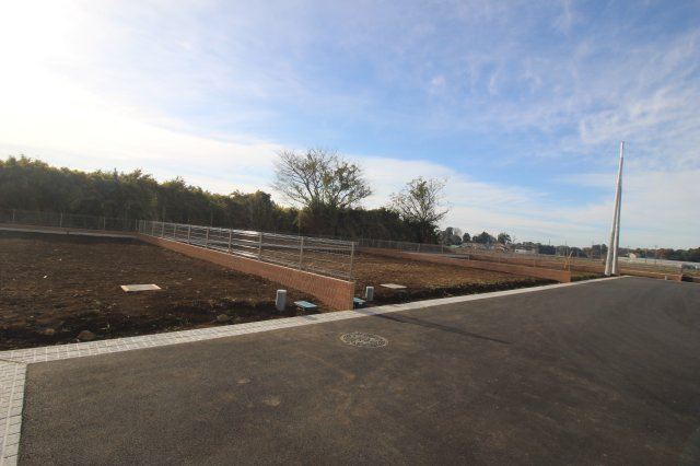 《分譲地》小山市横倉分譲地　全18区画の外観|分譲地南側の区画（2024年12月撮影）