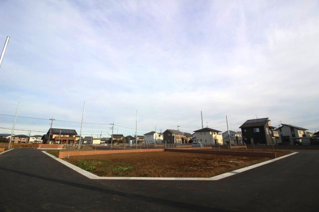 《分譲地》小山市横倉分譲地　全18区画の外観|Q・R区画（2024年12月撮影）