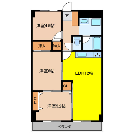 【間取り】 | 泉が丘ハイツ