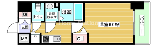 【間取り】 | プレサンス大阪福島レシェンテ