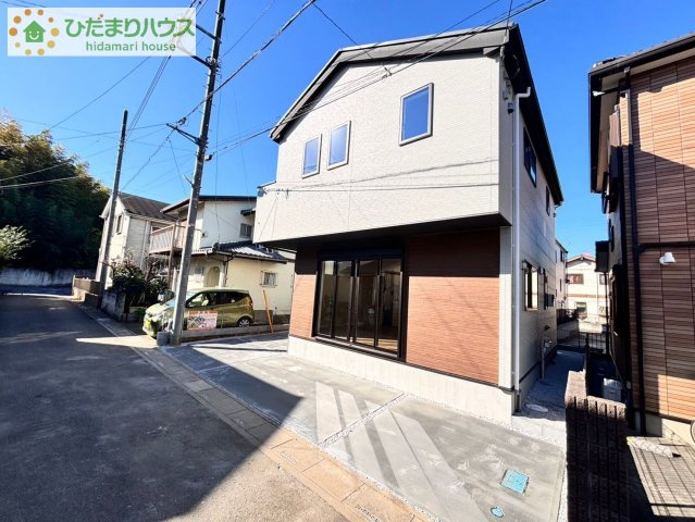 桶川市坂田西　1期　新築戸建　クラフト01の外観|スタイリッシュでオシャレな外観です！