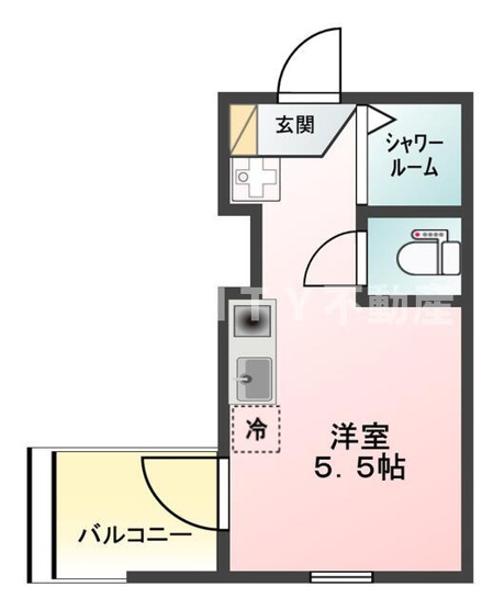 【間取り】 | Ｇｌａｎｓｋｙ羽田　３０３