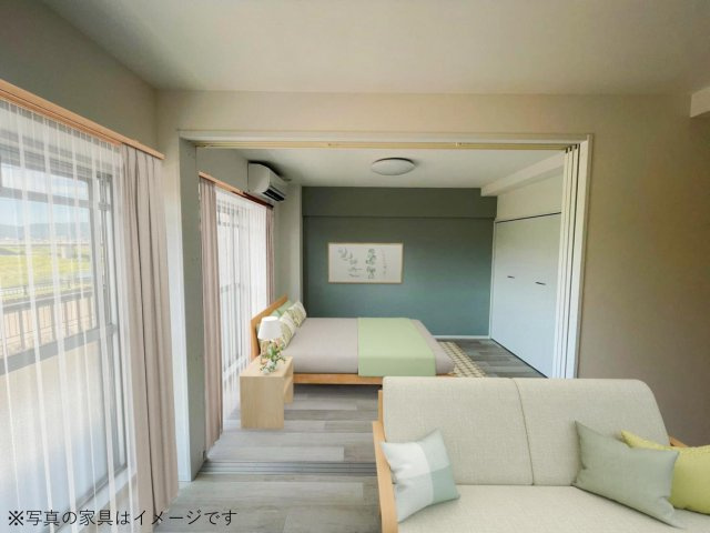 福井グランドハイツ　の洋室|家具はイメージとなります。