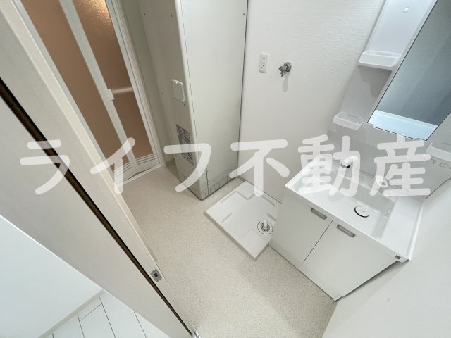 D porta Alegriaの洗面所|スペースが確保できる洗面所です