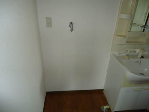 ヴィリジアン・ガーデンD・F・Gの洗面所|コンパクトで使いやすい洗面所