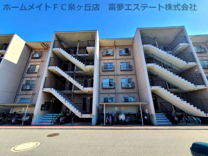 ニュー泉北マンションの外観