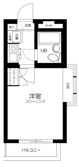 【間取り】 | プライムガーデン桜上水