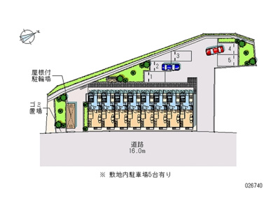 【区画図】 | メルベーユⅡ