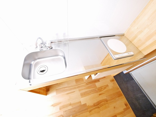 シティパレス21西大寺P-1のキッチン|使いやすいキッチンです