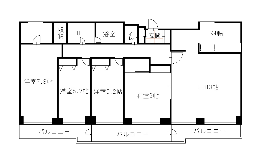 芦野マンションの間取り