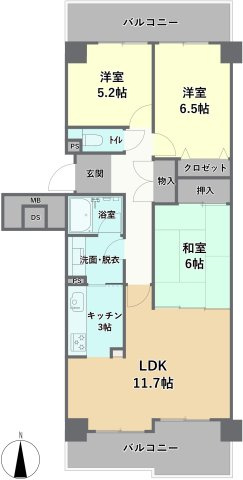 【間取り】の画像