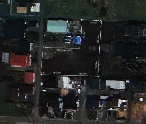 十和田市大字三本木字西小稲の区画図